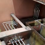 Installed hydraulic piping